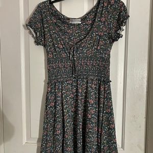 Green Floral UO Dress
